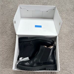 Dream Pairs Black Chelsea Combat Boots